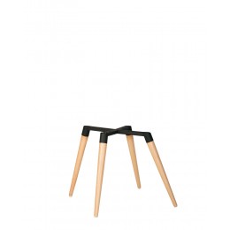 Chairframe WOOD black (BOX-2)